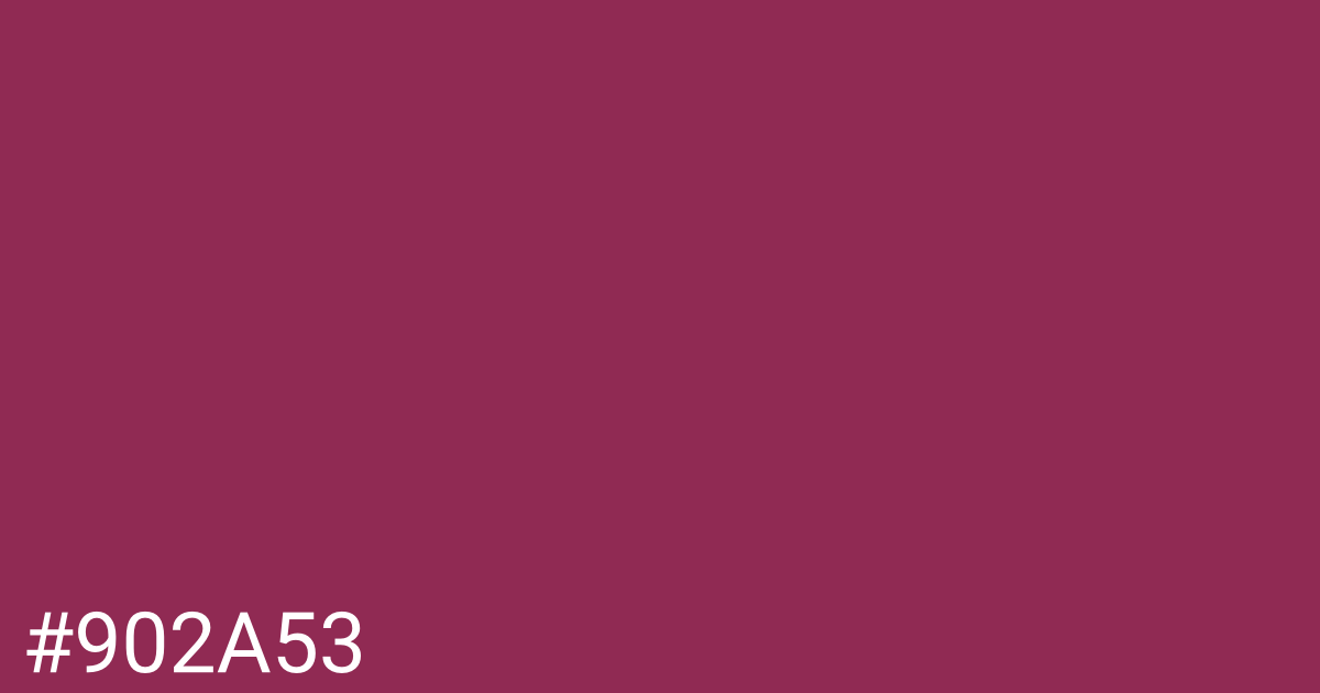 Hex color #902a53 graphic