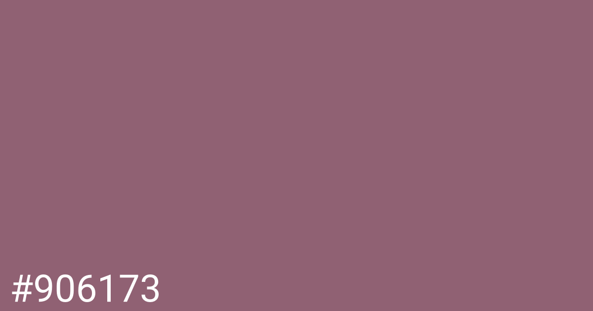 Hex color #906173 graphic