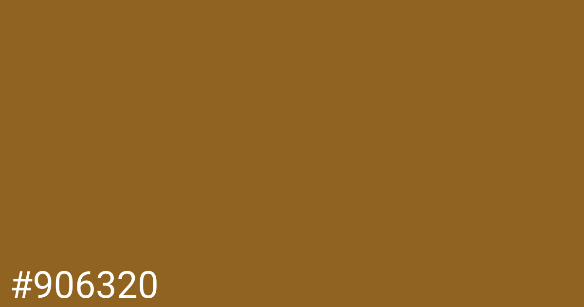 Hex color #906320 graphic
