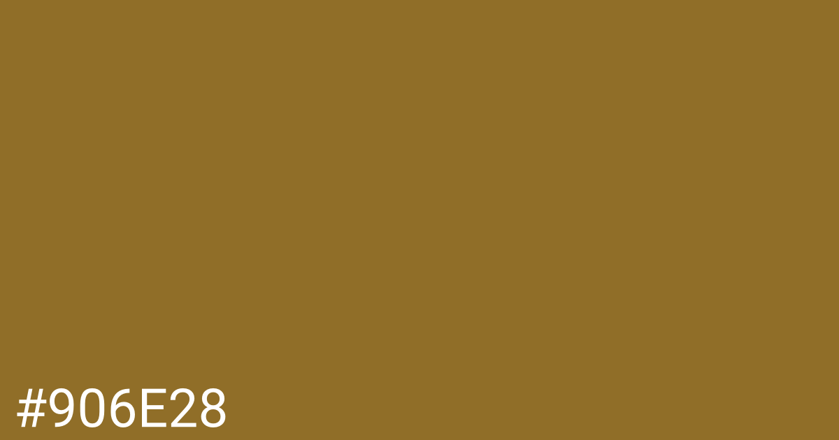 Hex color #906e28 graphic