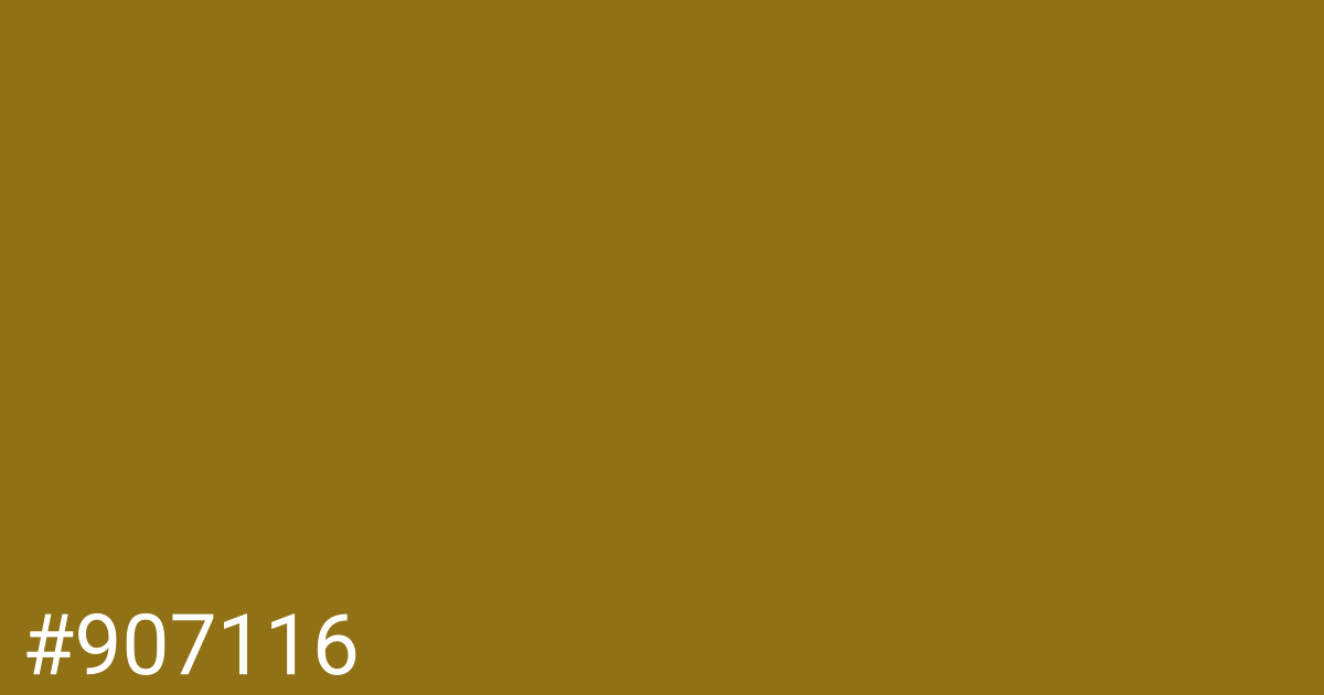 Hex color #907116 graphic
