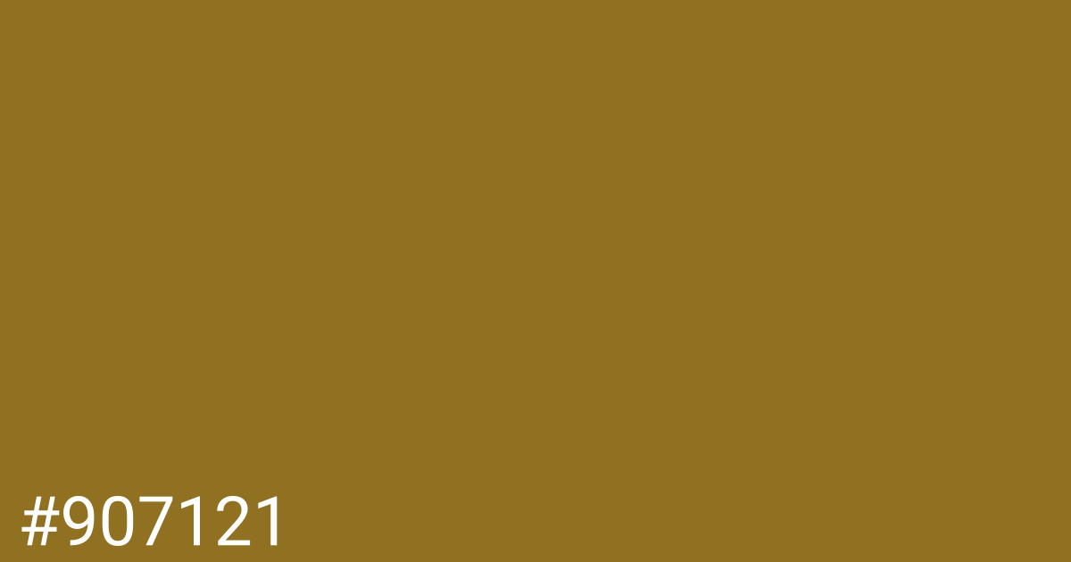 Hex color #907121 graphic