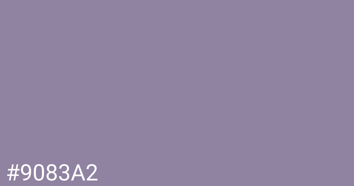 Hex color #9083a2 graphic