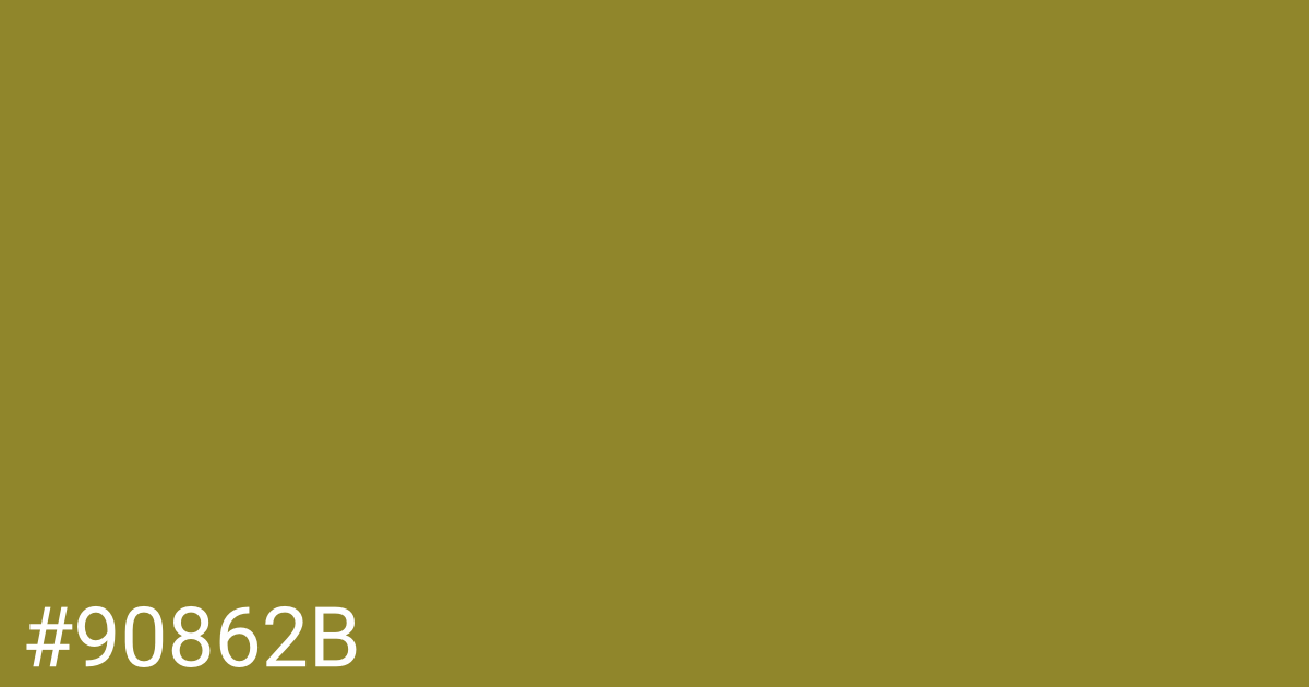 Hex color #90862b graphic