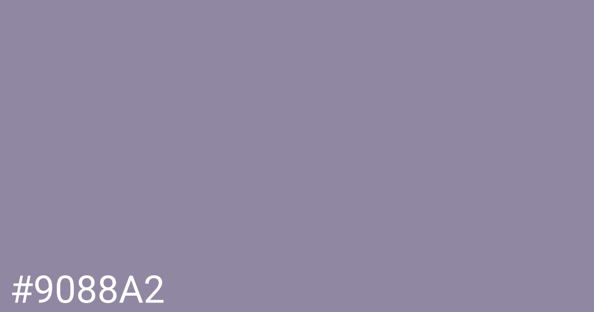 Hex color #9088a2 graphic