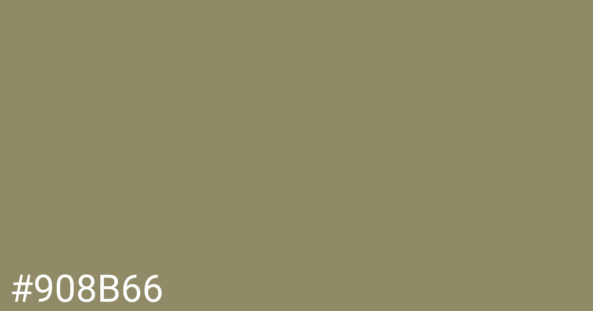 Hex color #908b66 graphic