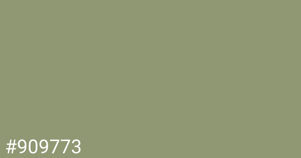 Hex color #909773 graphic