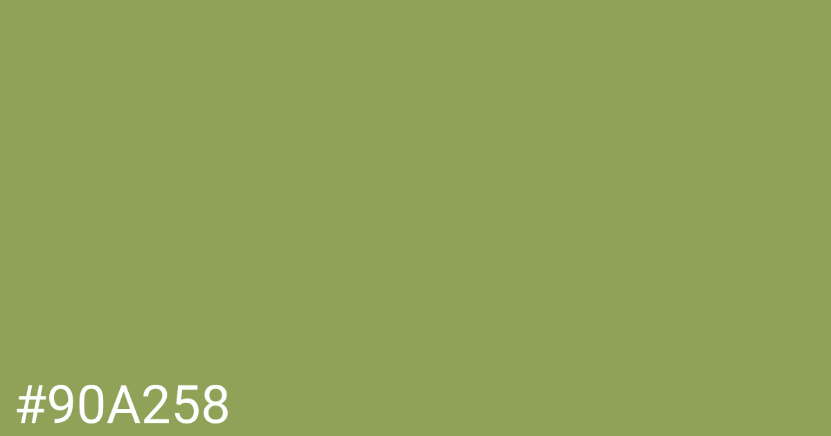 Hex color #90a258 graphic