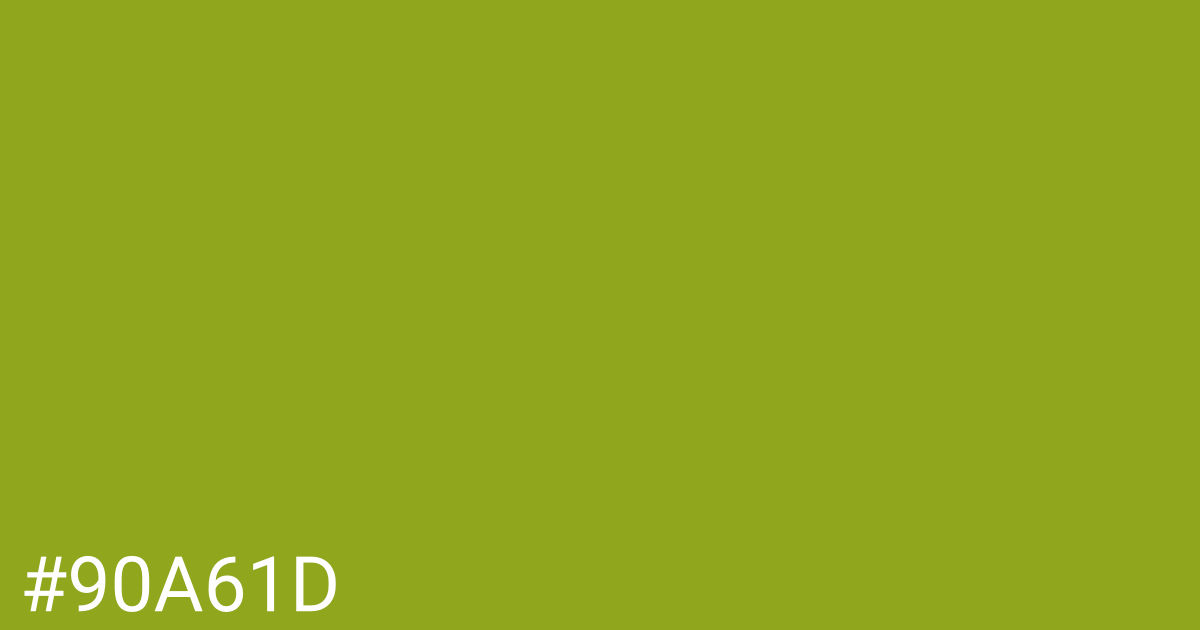 Hex color #90a61d graphic
