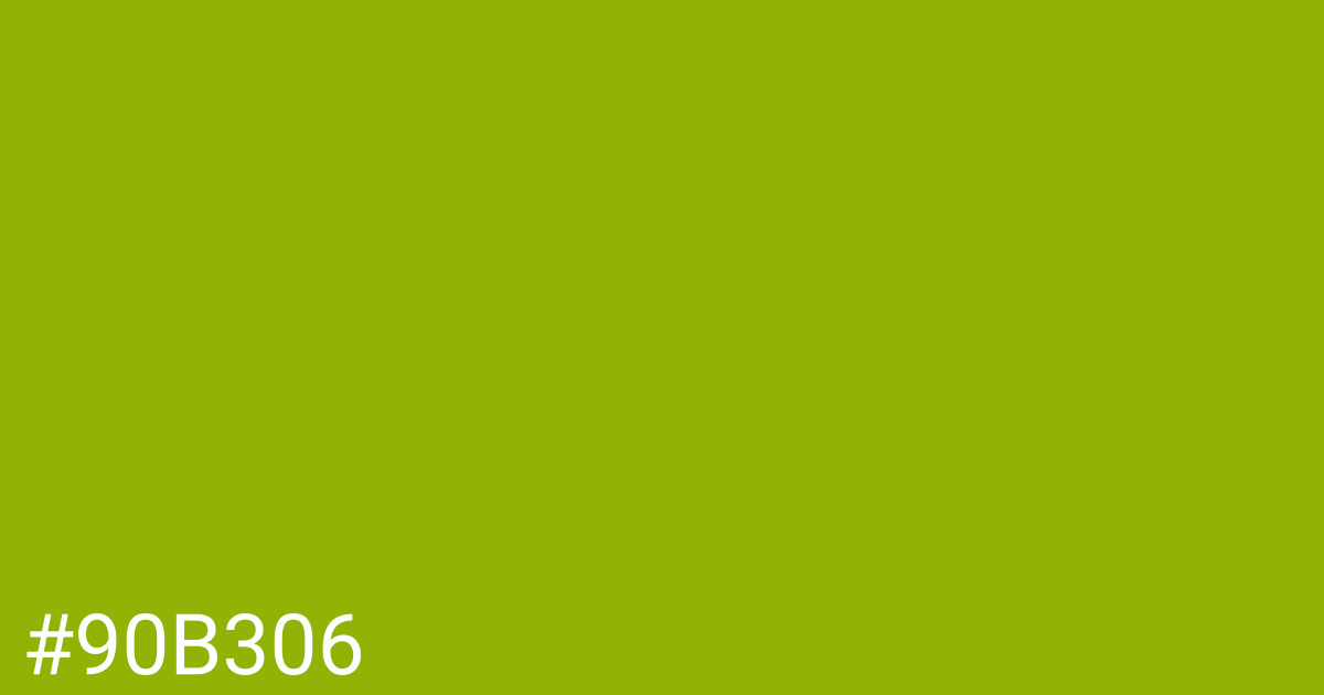 Hex color #90b306 graphic