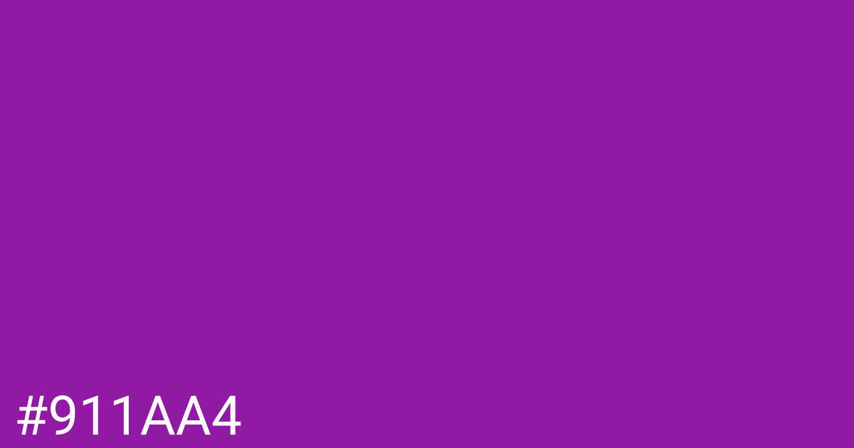 Hex color #911aa4 graphic