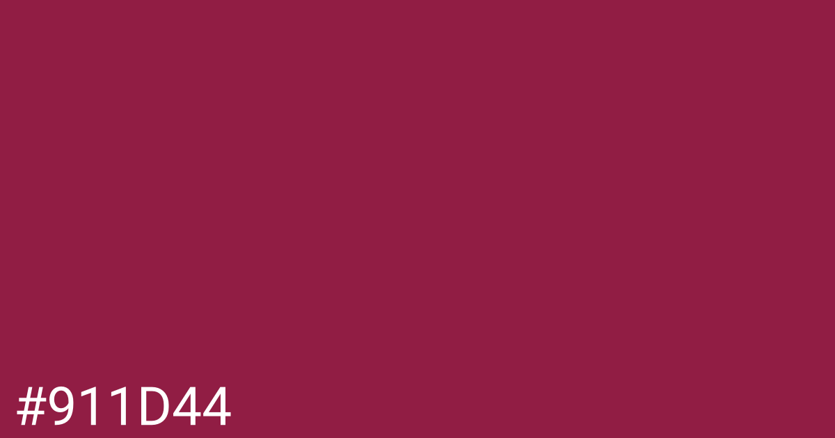 Hex color #911d44 graphic