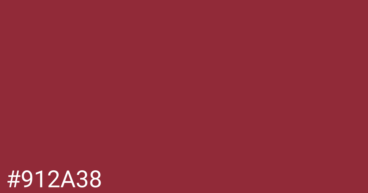 Hex color #912a38 graphic