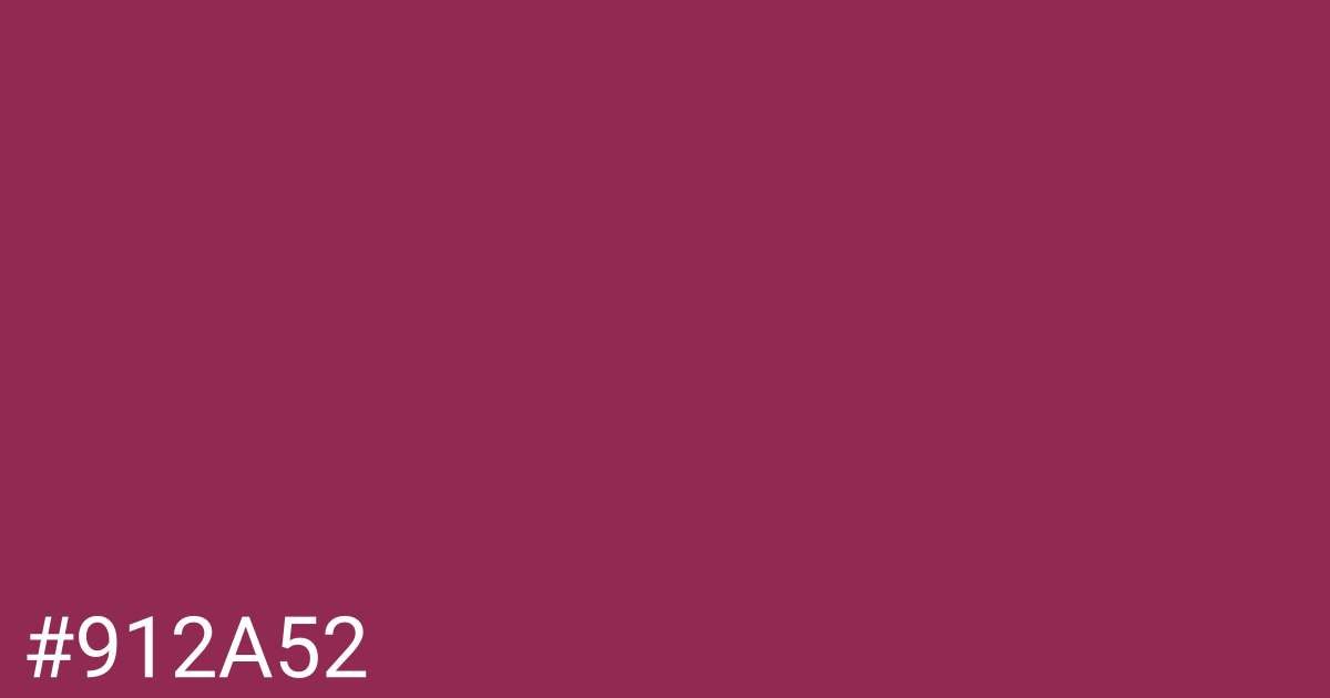 Hex color #912a52 graphic