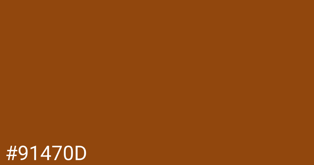 Hex color #91470d graphic
