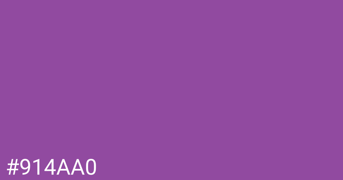Hex color #914aa0 graphic