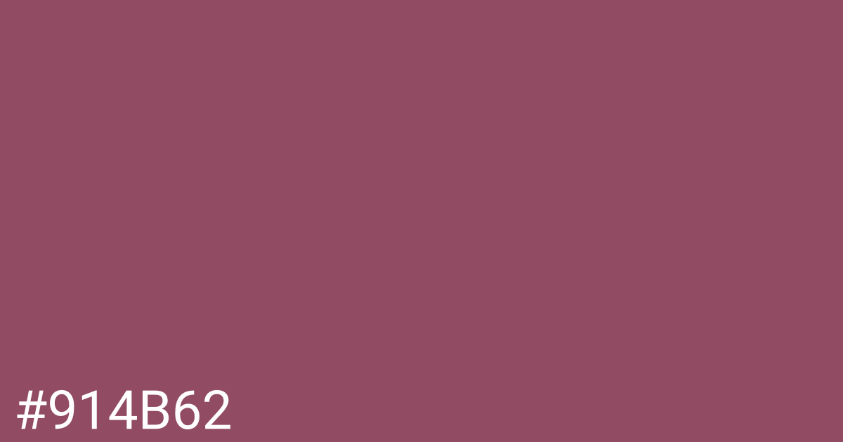 Hex color #914b62 graphic