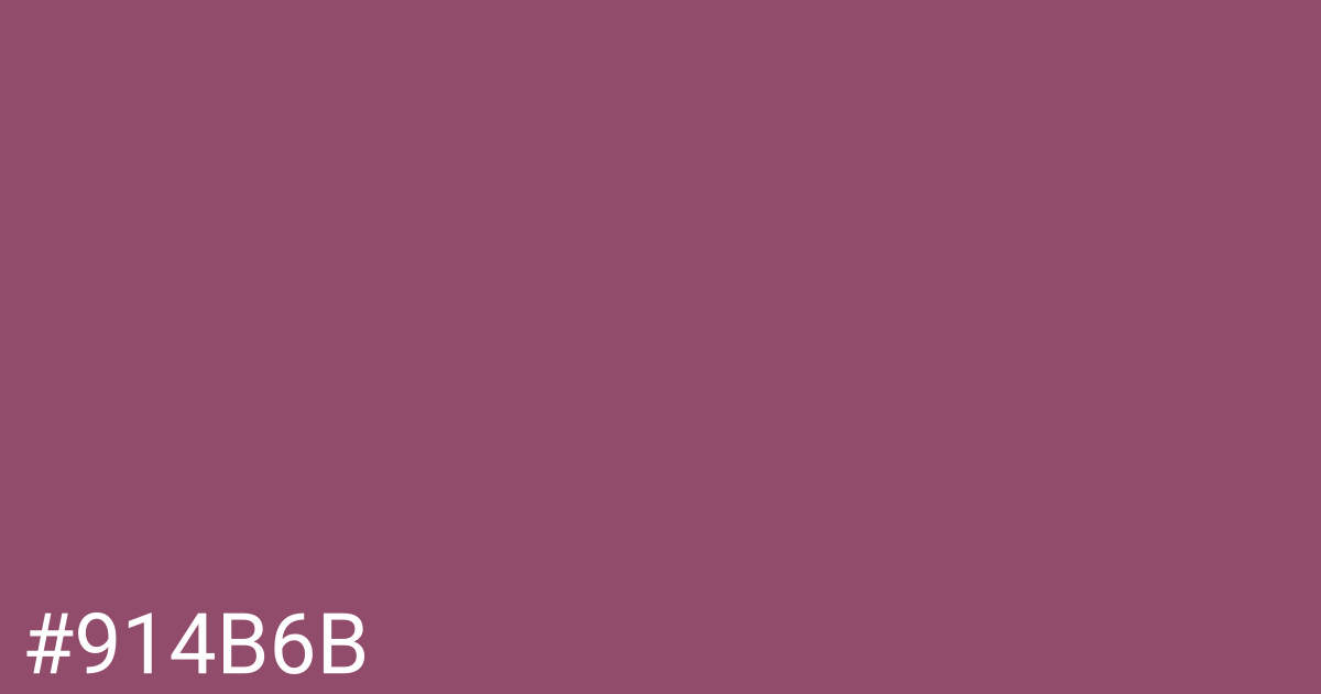 Hex color #914b6b graphic