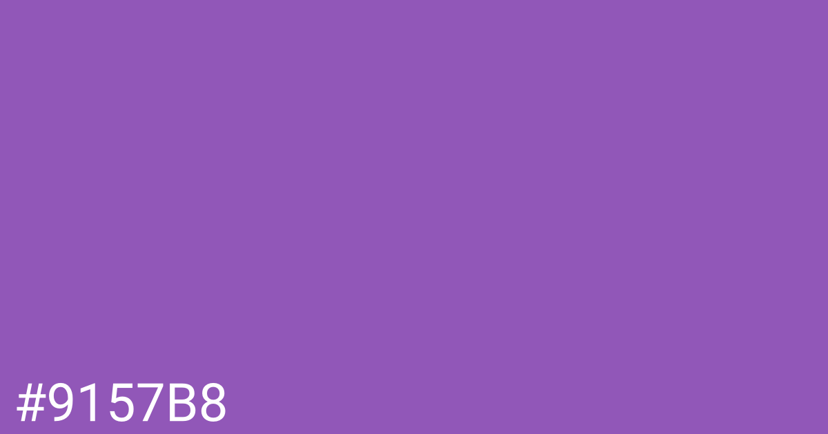 Hex color #9157b8 graphic