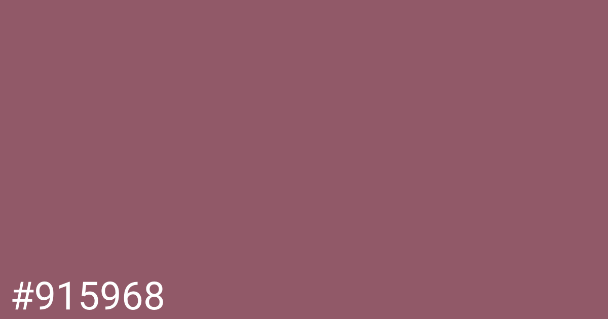 Hex color #915968 graphic