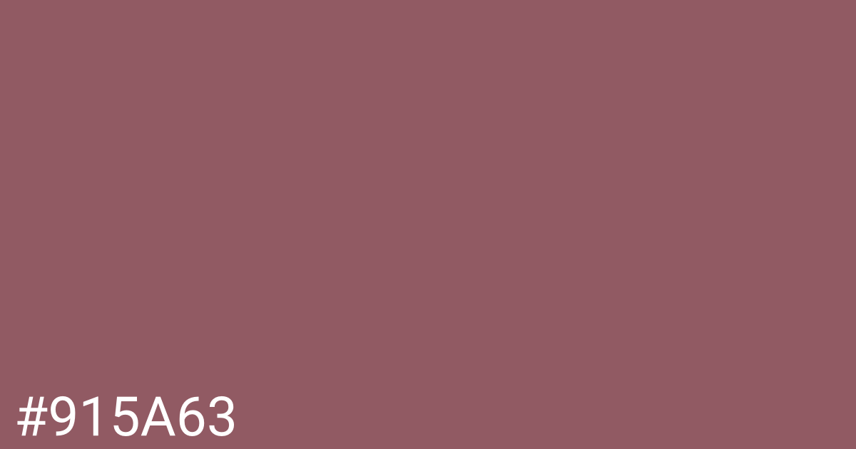 Hex color #915a63 graphic