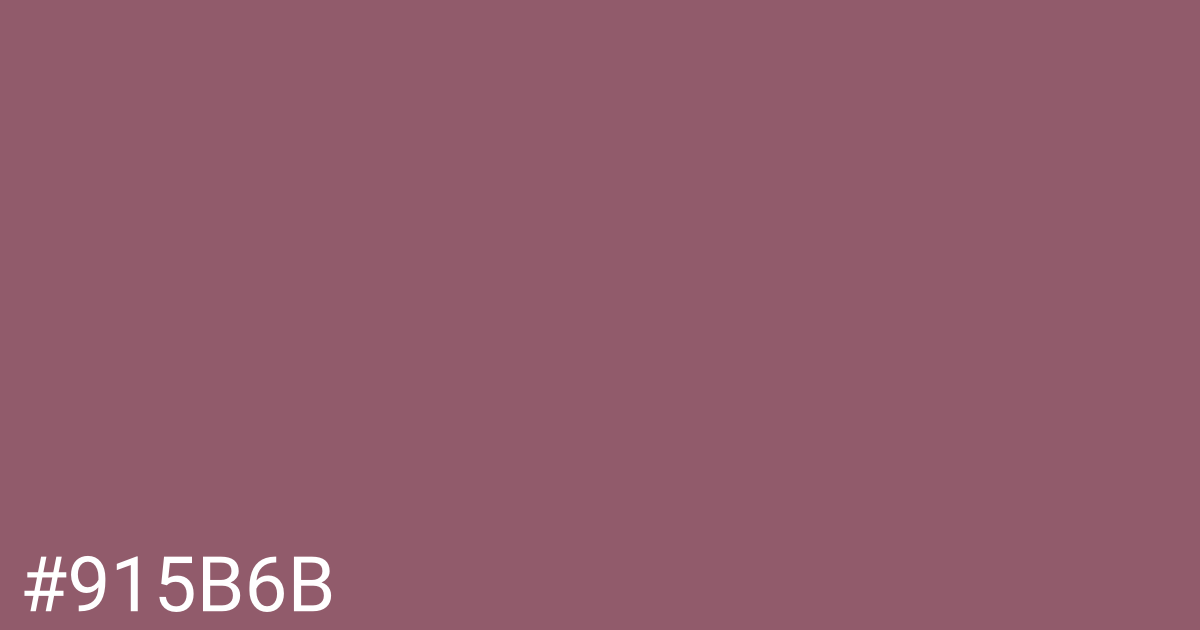 Hex color #915b6b graphic