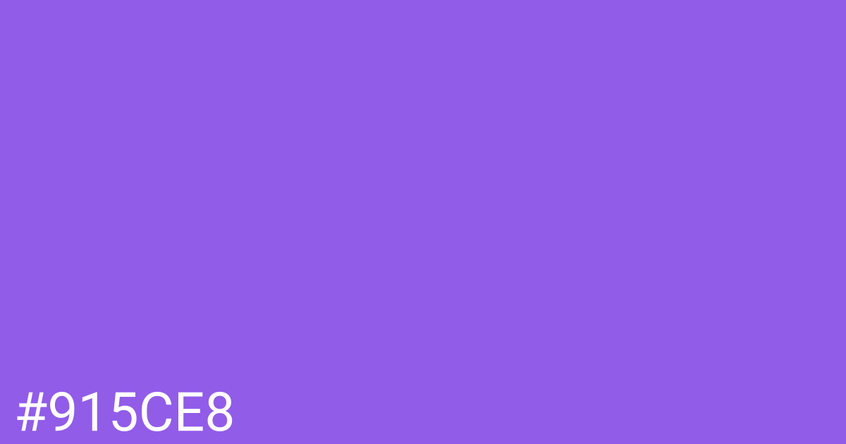 Hex color #915ce8 graphic