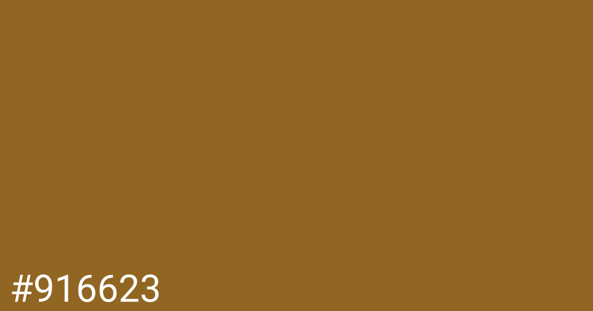 Hex color #916623 graphic