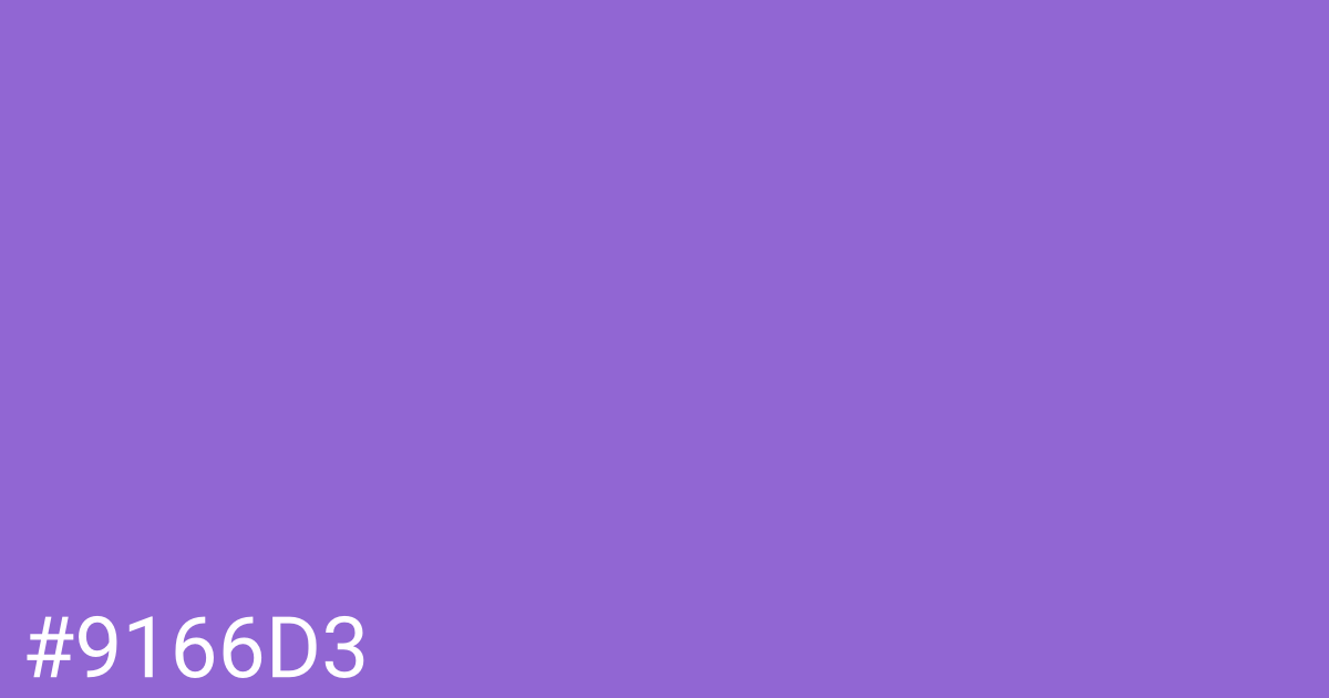 Hex color #9166d3 graphic