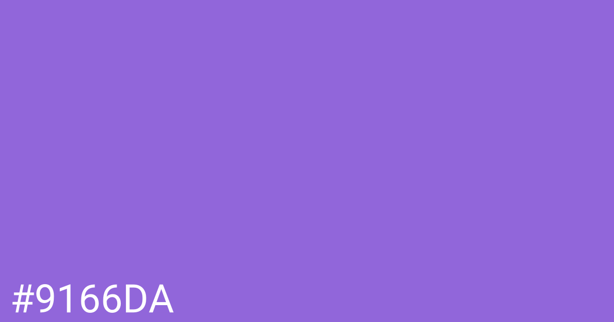 Hex color #9166da graphic