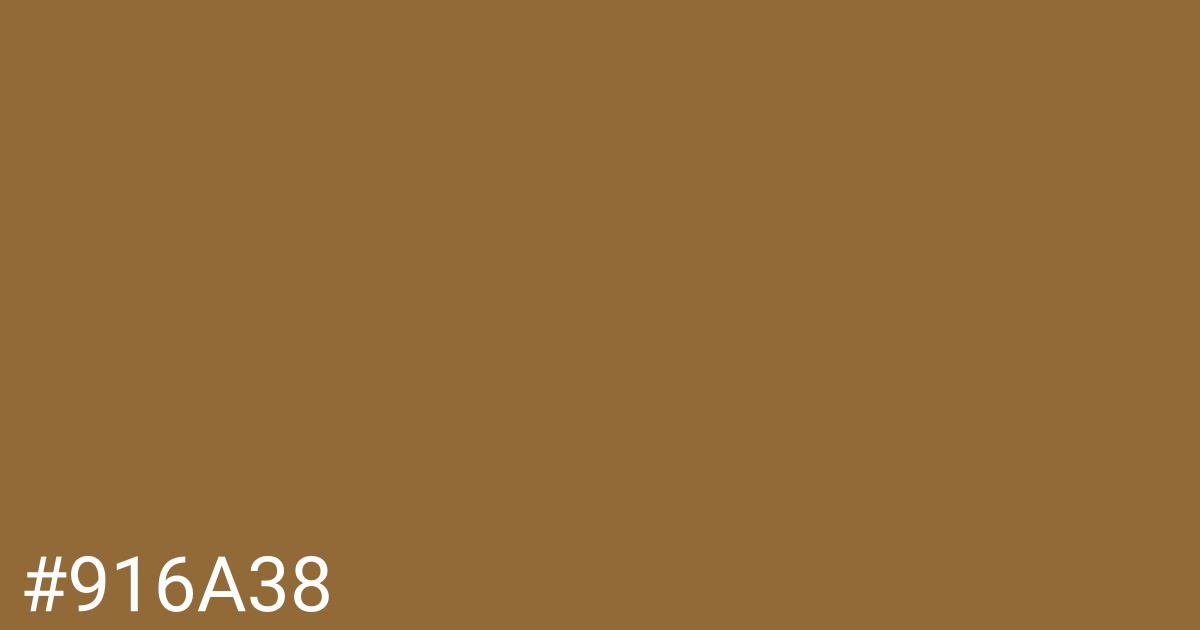 Hex color #916a38 graphic