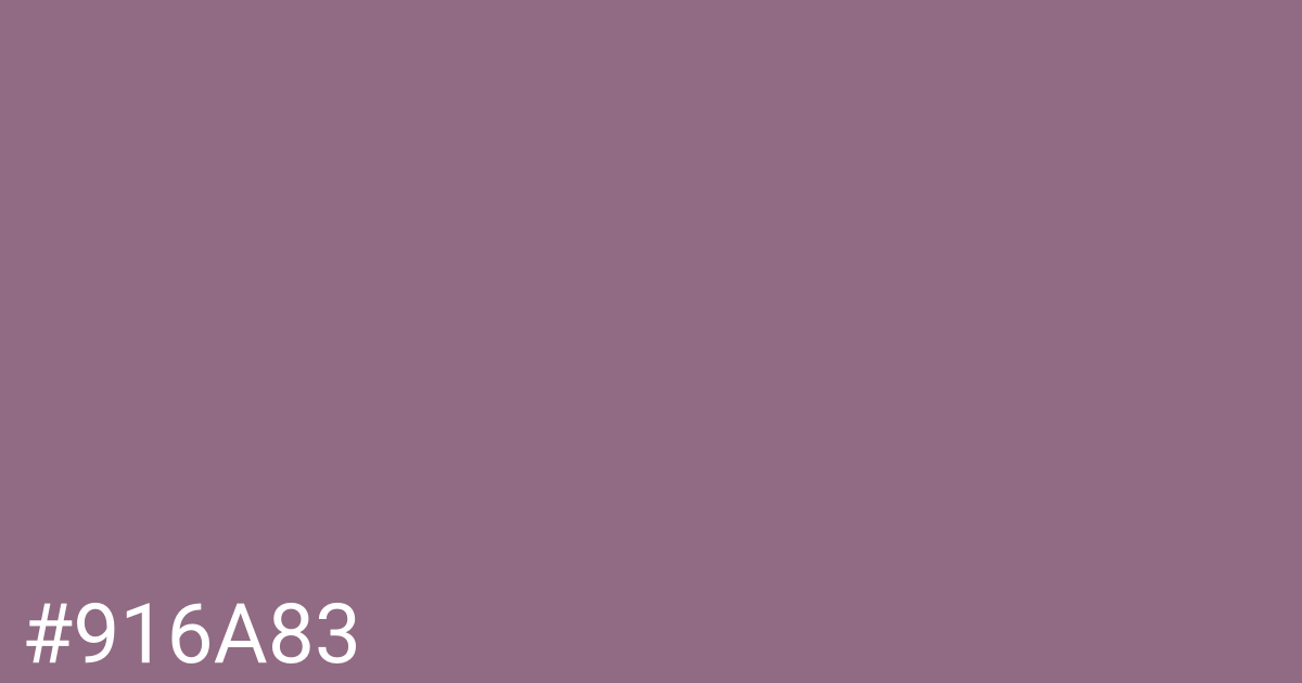 Hex color #916a83 graphic