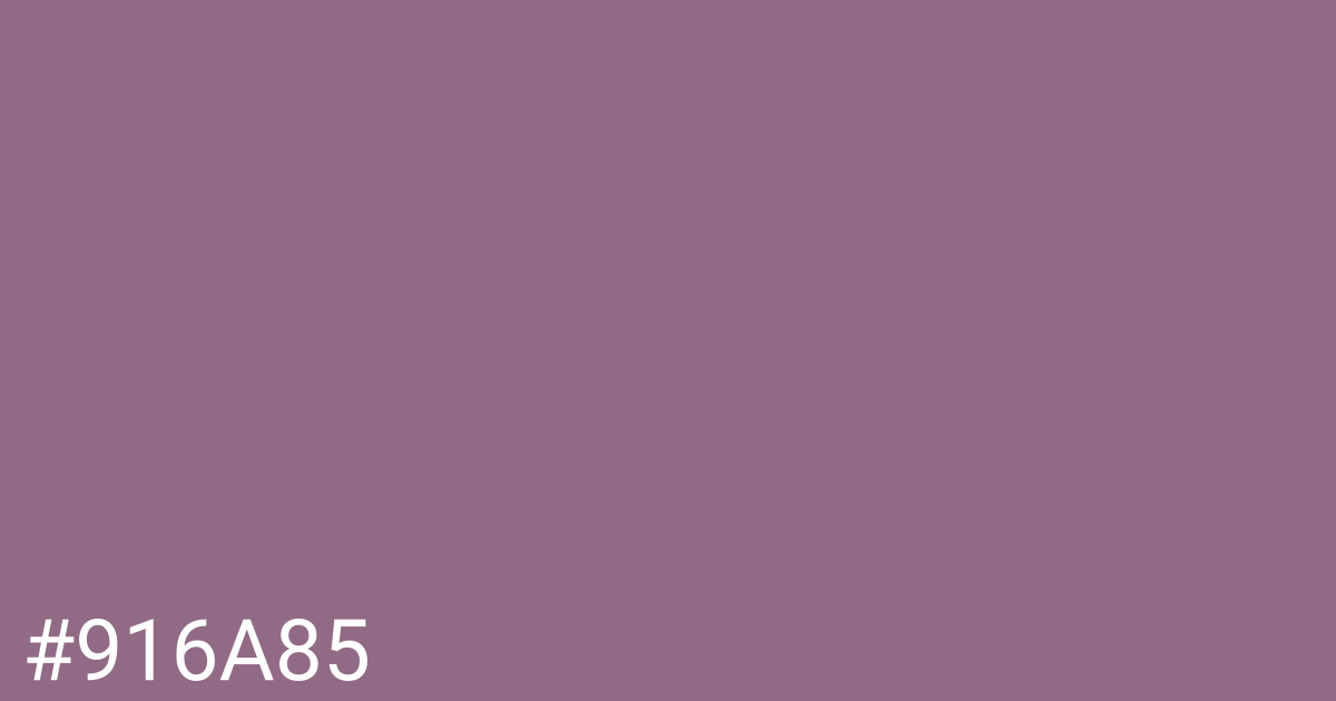 Hex color #916a85 graphic