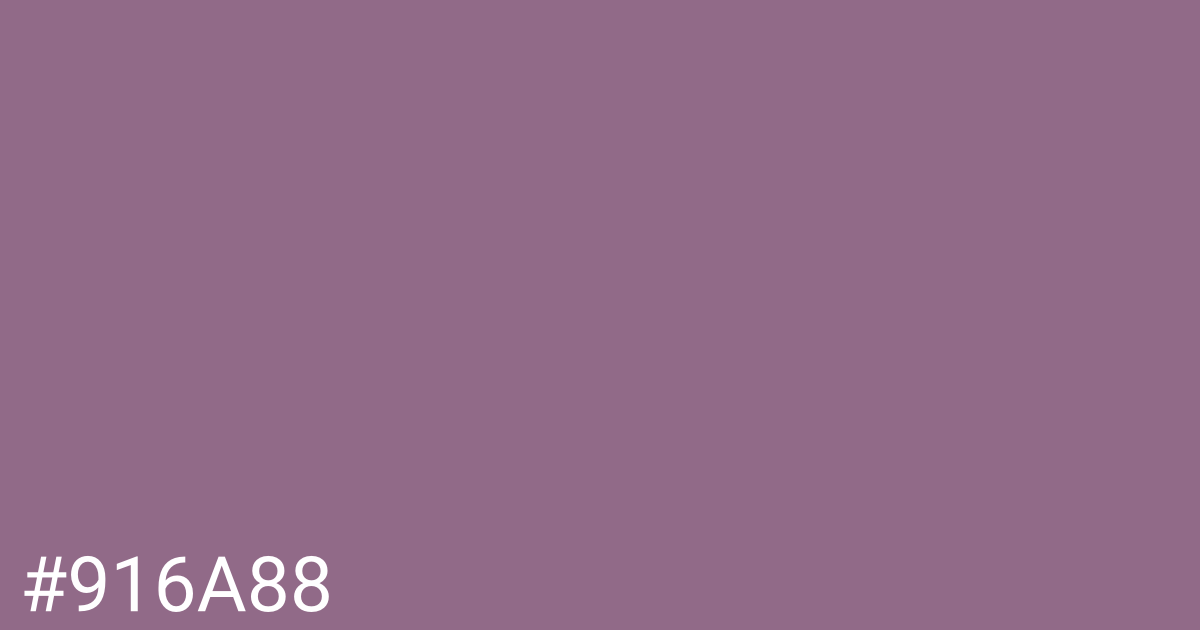 Hex color #916a88 graphic