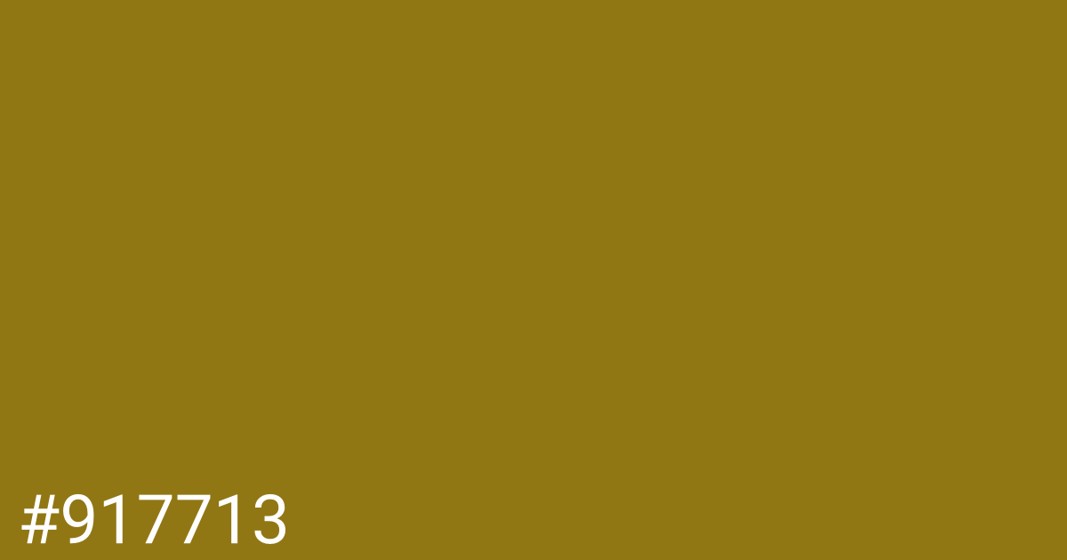 Hex color #917713 graphic