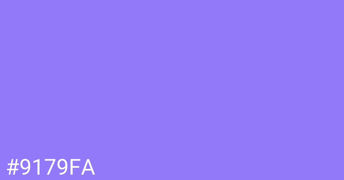 Hex color #9179fa graphic