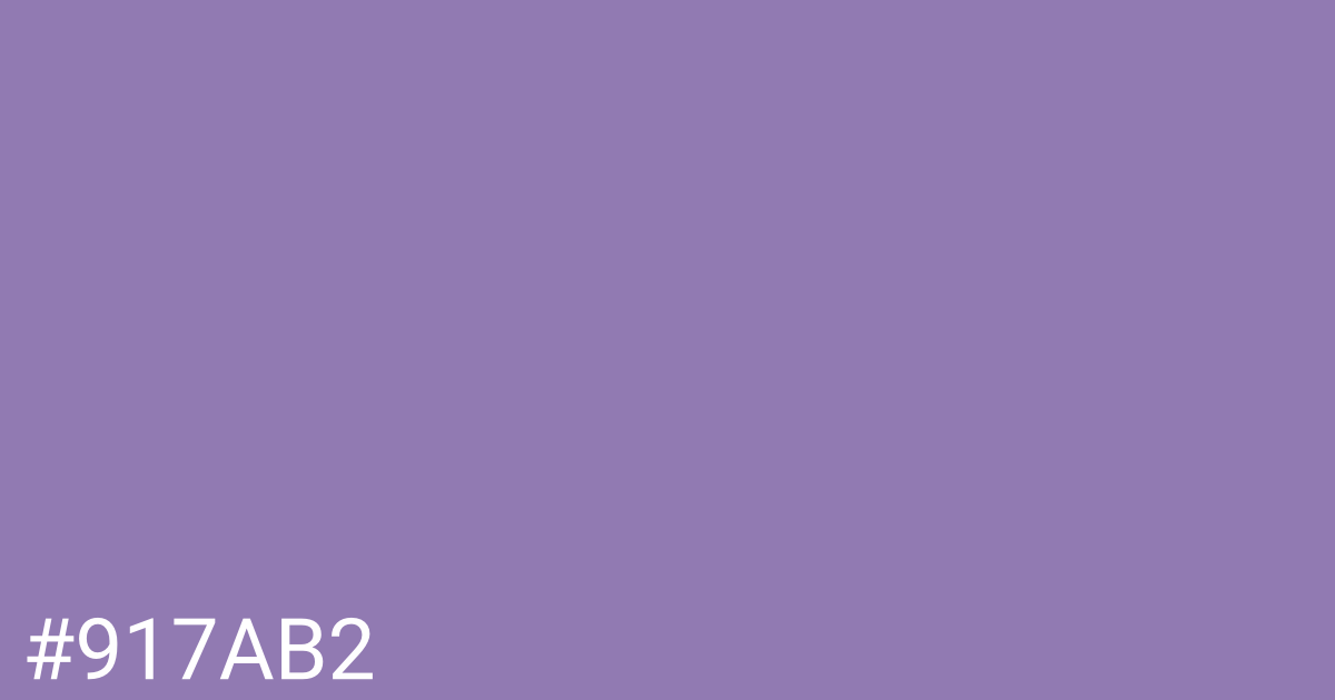 Hex color #917ab2 graphic