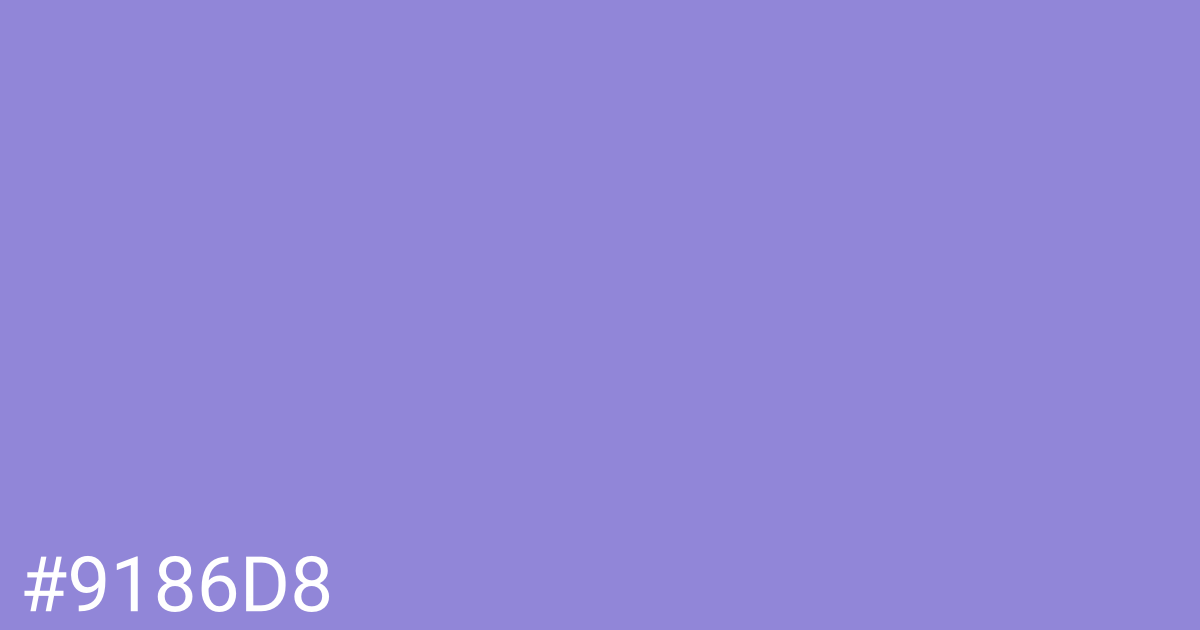 Hex color #9186d8 graphic