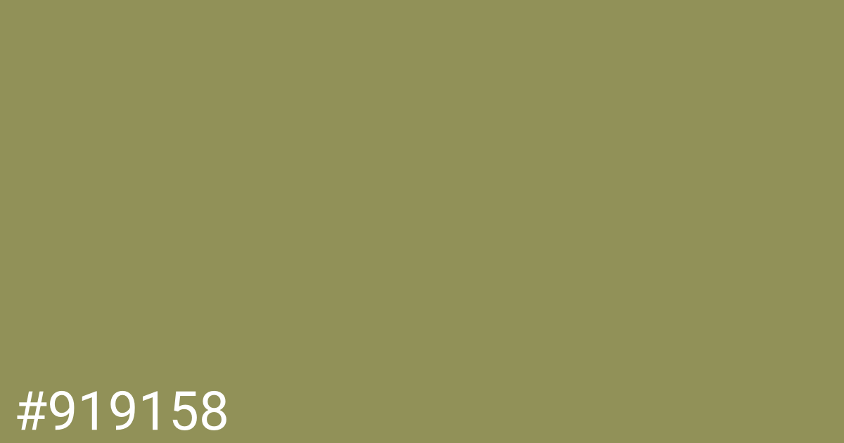 Hex color #919158 graphic