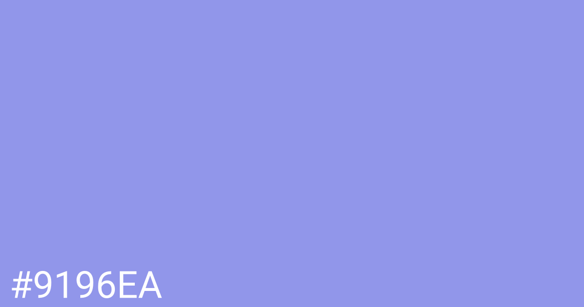 Hex color #9196ea graphic
