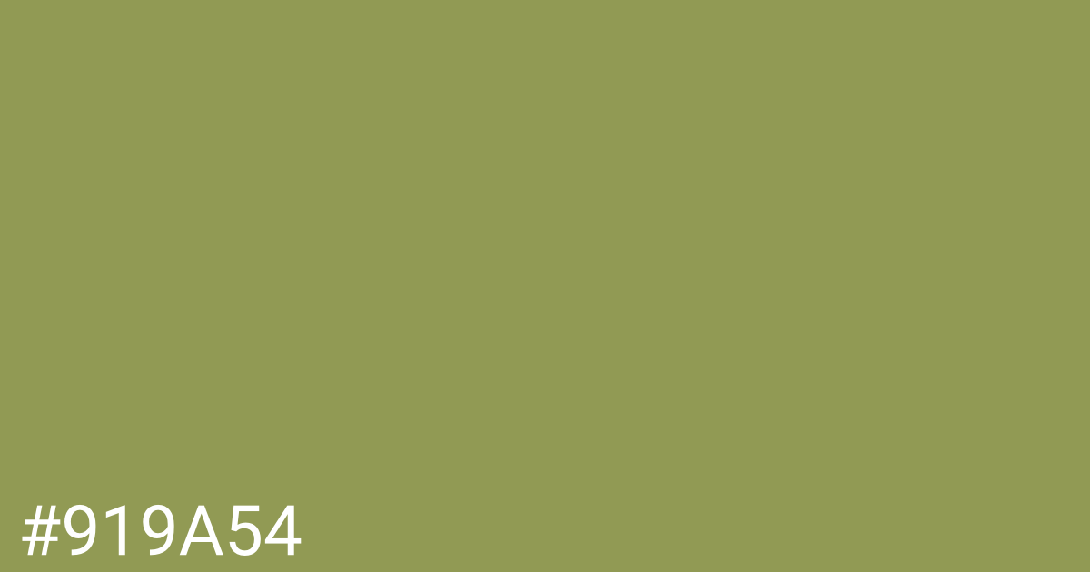 Hex color #919a54 graphic