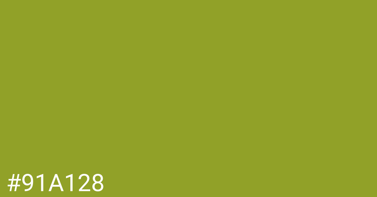 Hex color #91a128 graphic