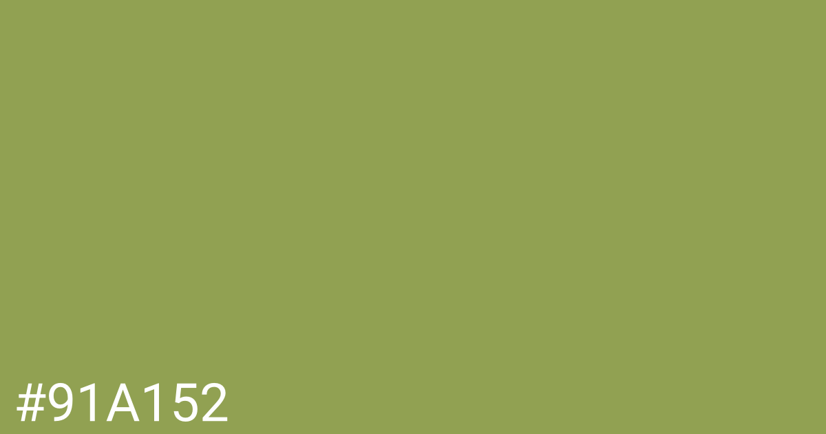 Hex color #91a152 graphic