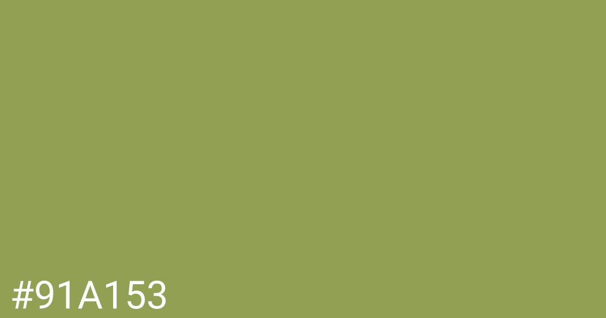 Hex color #91a153 graphic