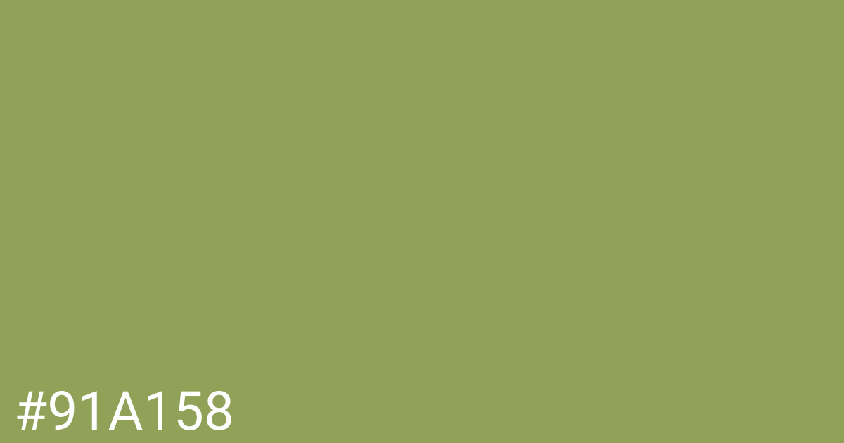 Hex color #91a158 graphic