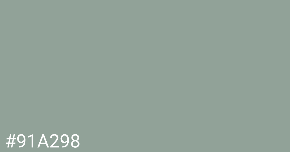 Hex color #91a298 graphic