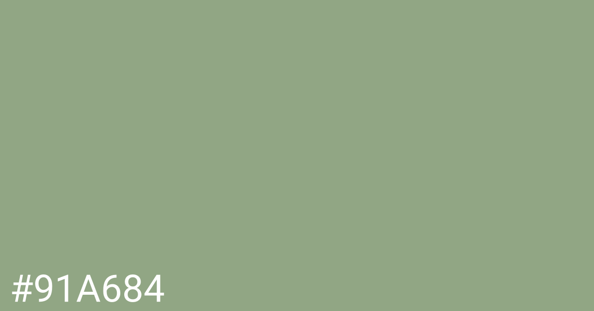 Hex color #91a684 graphic