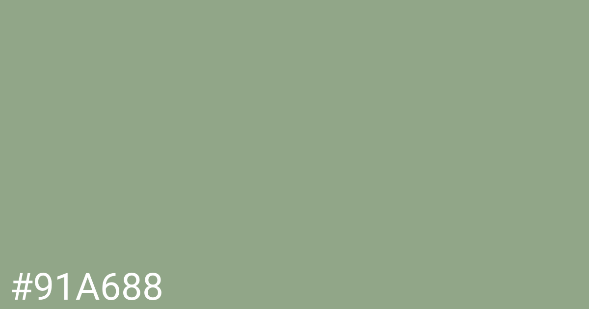 Hex color #91a688 graphic