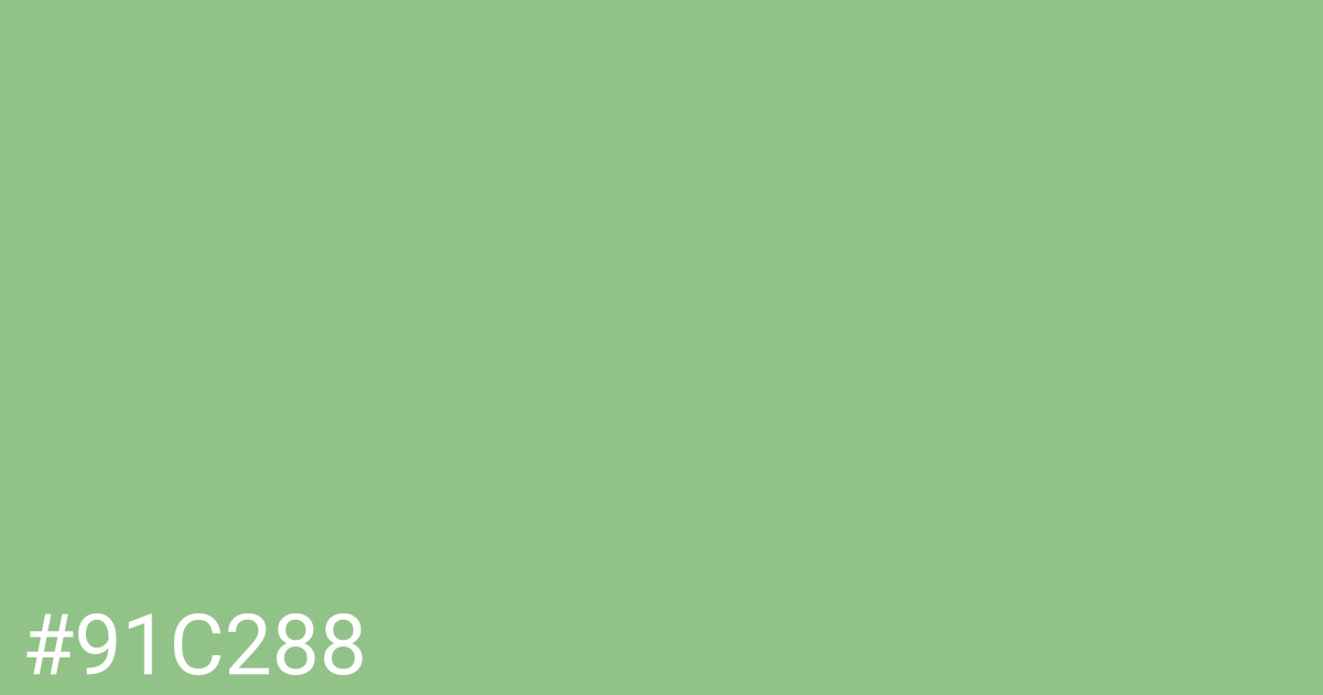 Hex color #91c288 graphic