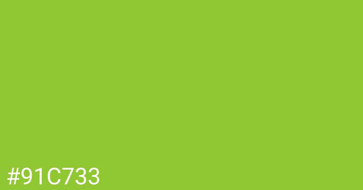 Hex color #91c733 graphic